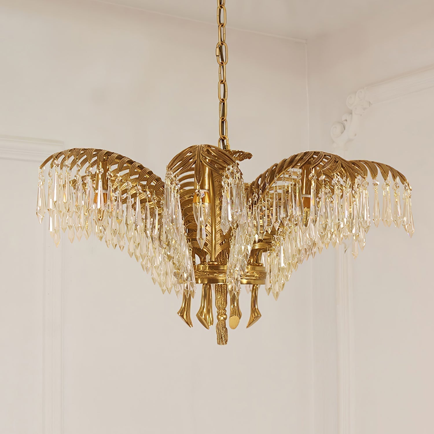 Odoraris Prunkvoller Messing-Kristalllüster-Letslighting
