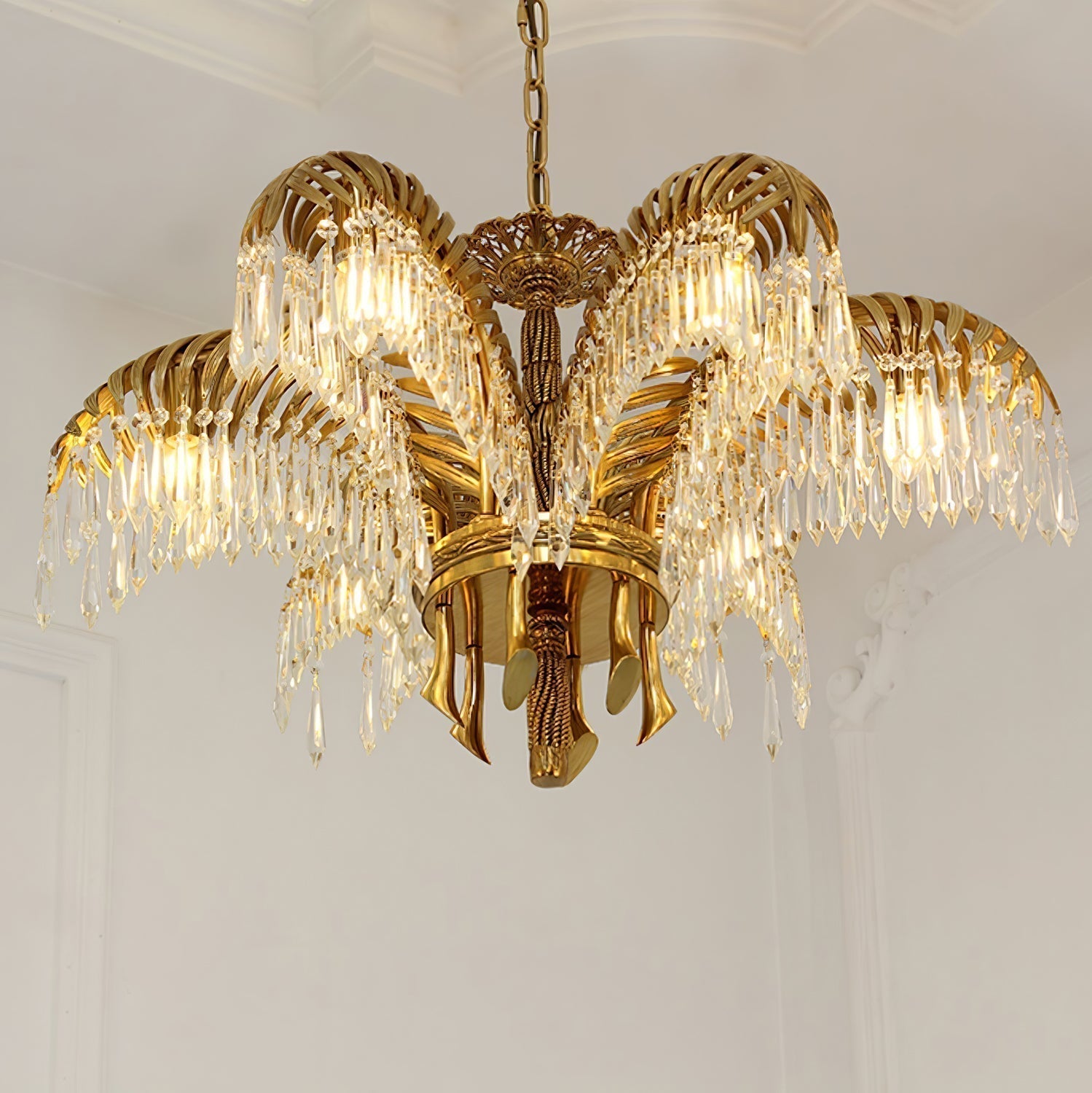 Odoraris Prunkvoller Messing-Kristalllüster-Letslighting