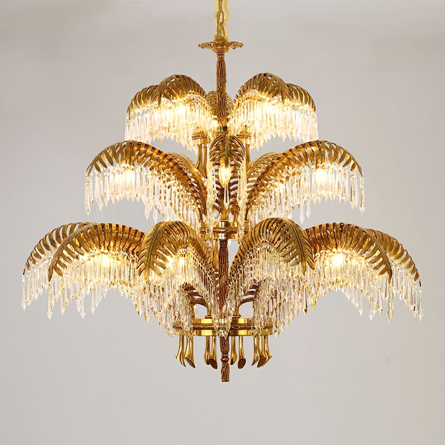 Odoraris Prunkvoller Messing-Kristalllüster-Letslighting