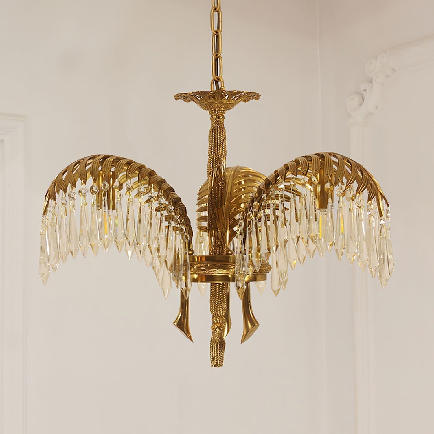 Odoraris Prunkvoller Messing-Kristalllüster-Letslighting