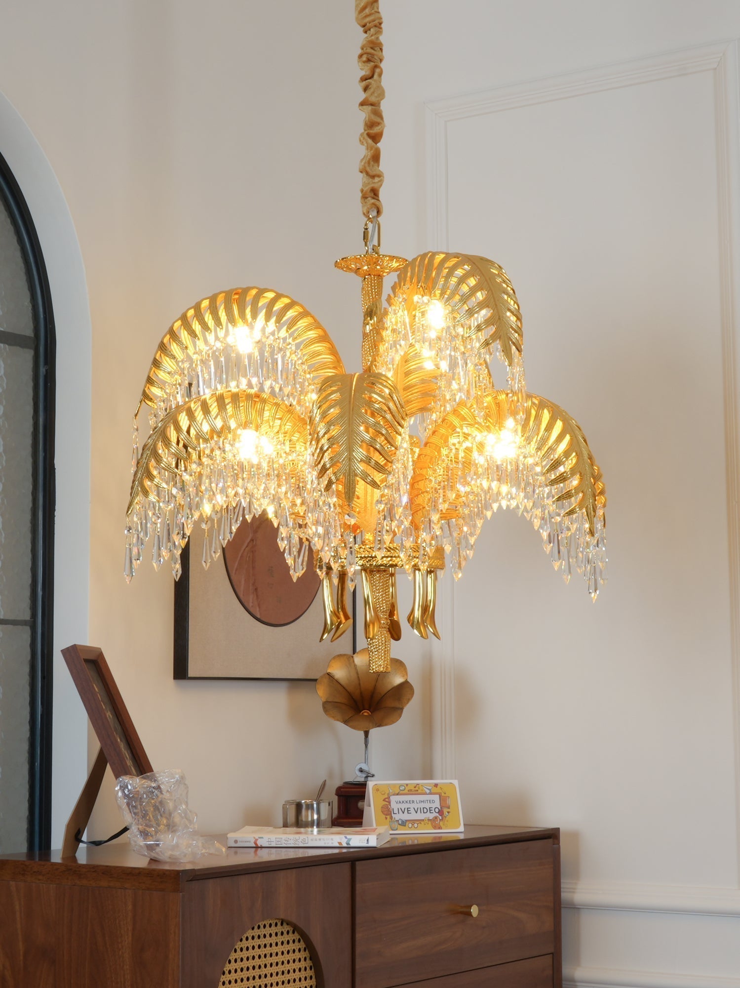 Odoraris Prunkvoller Messing-Kristalllüster-Letslighting