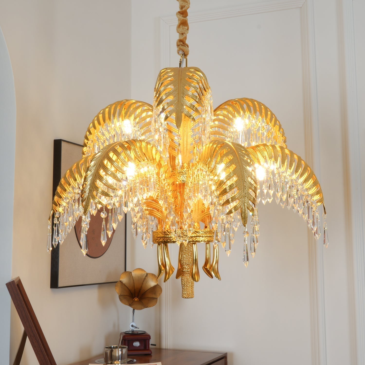 Odoraris Prunkvoller Messing-Kristalllüster-Letslighting