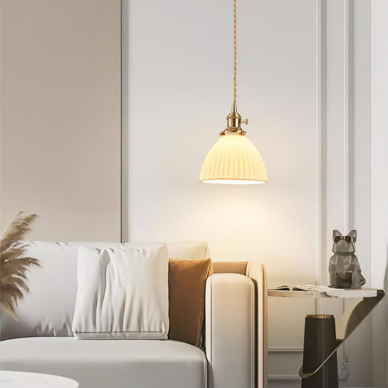 Ornoryra Vintage Glas Pendelleuchte-Letslighting