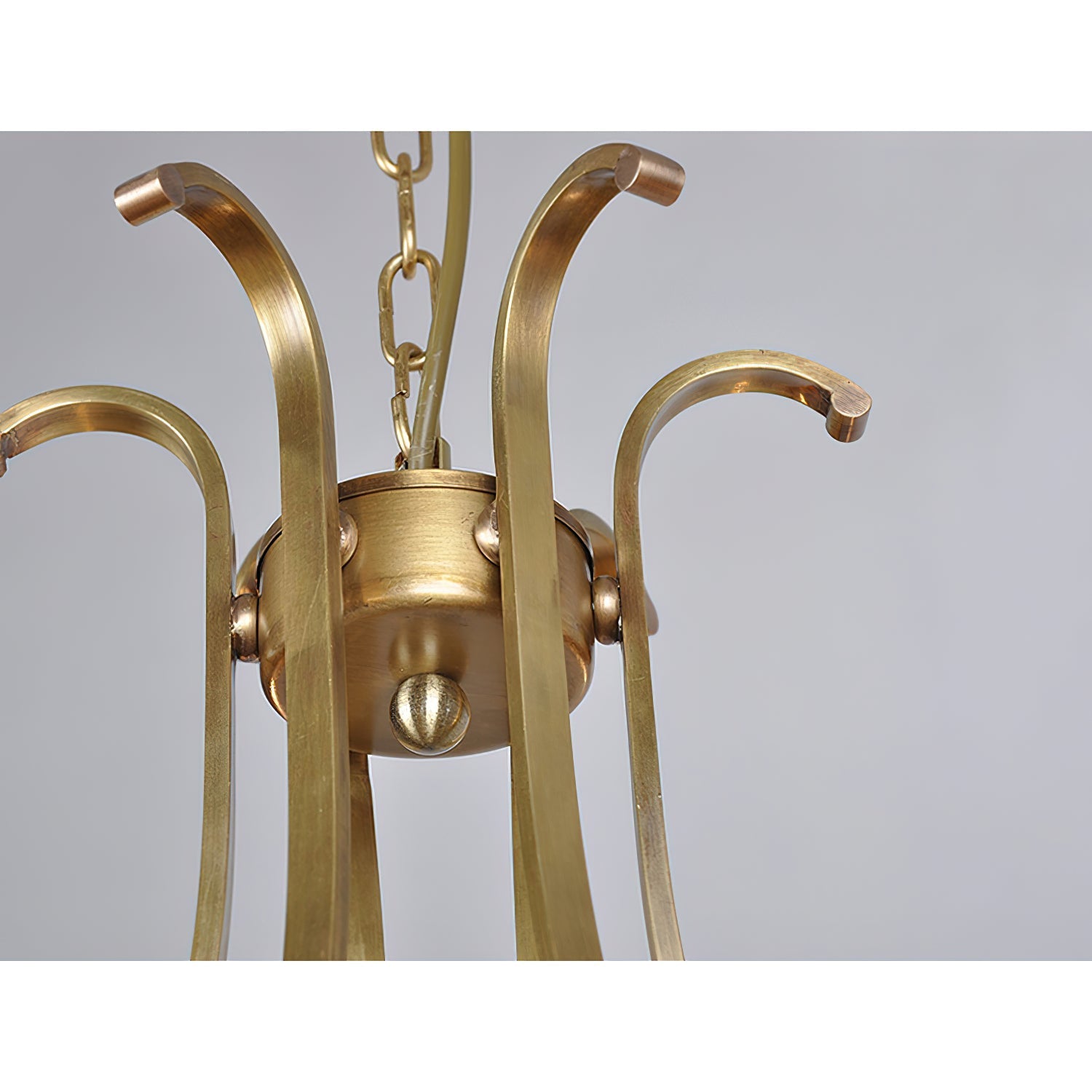 Ethos Eleganter Messing-Glas-Kronleuchter-Letslighting