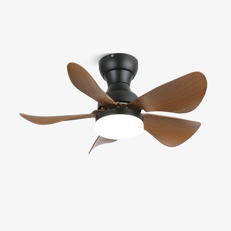 Callen Holz Deckenventilatorleuchte, Vorderansicht