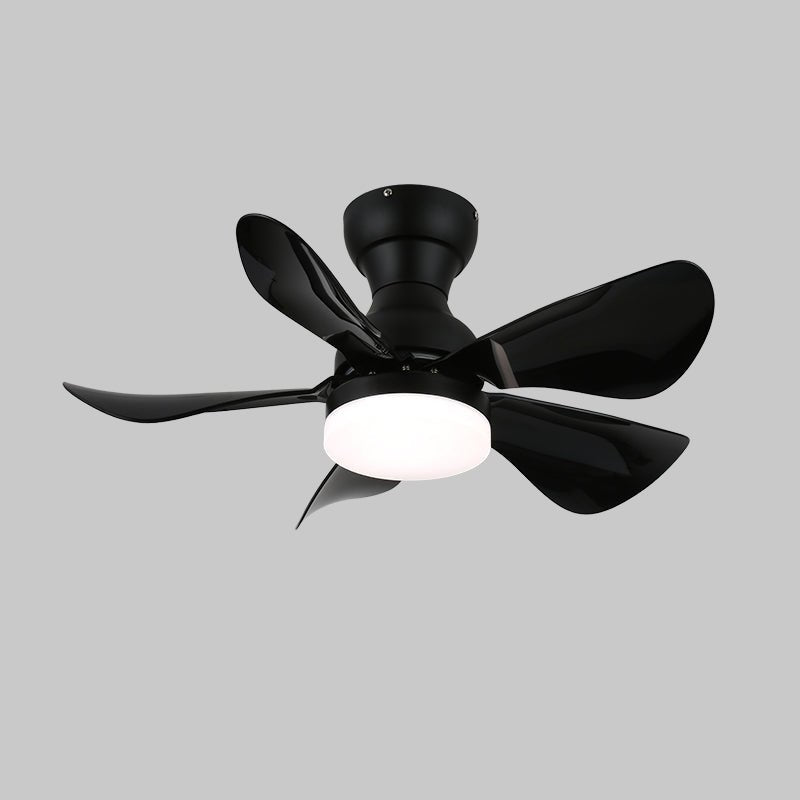 Callen Holz Deckenventilatorleuchte, mit Licht an