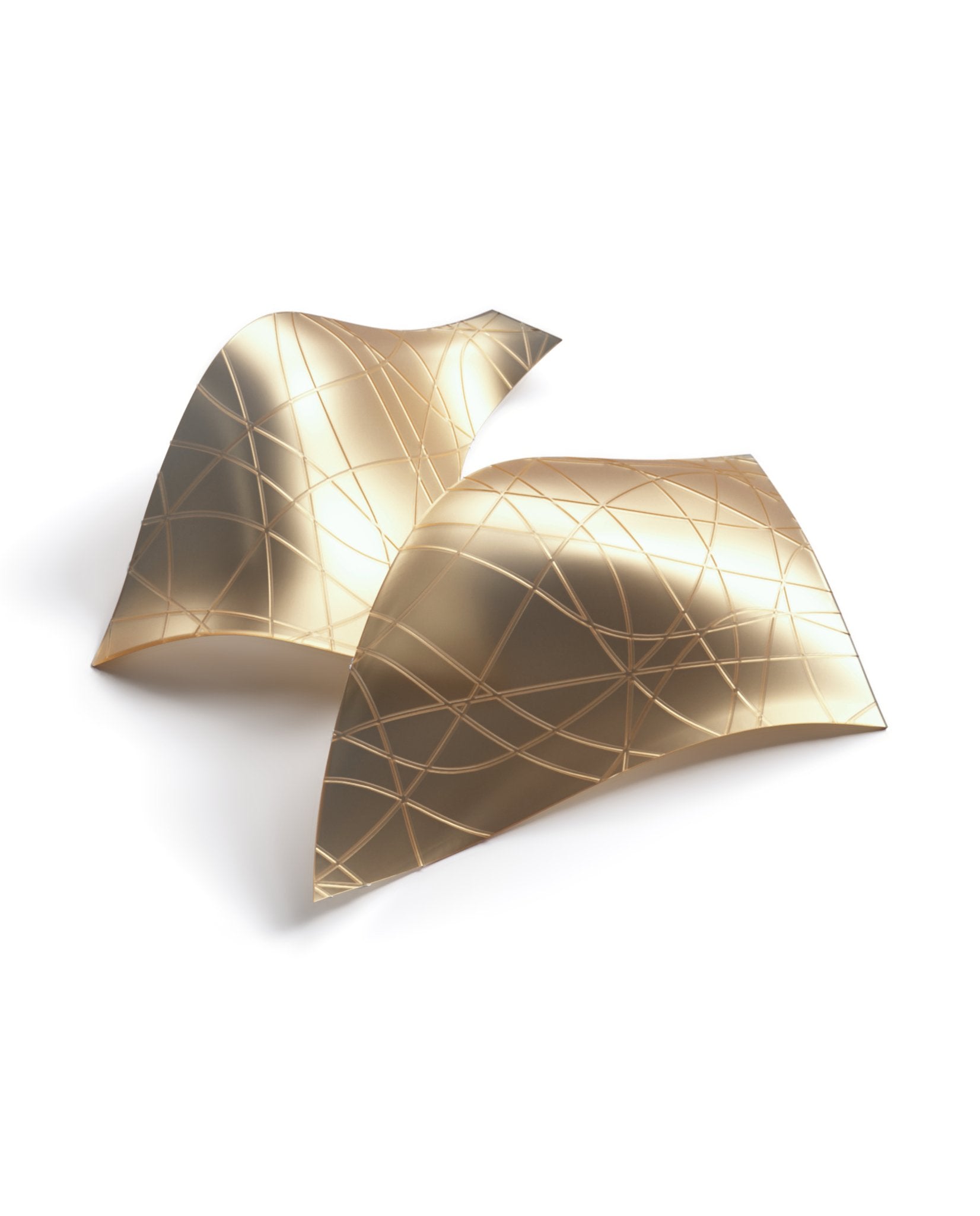 Alnoror Skulpturale Goldene Pendelleuchte-Letslighting