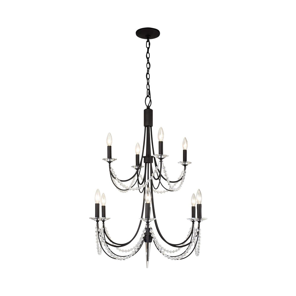 Purelux Postmoderner Luxus Messing Kristall Kronleuchter-Letslighting