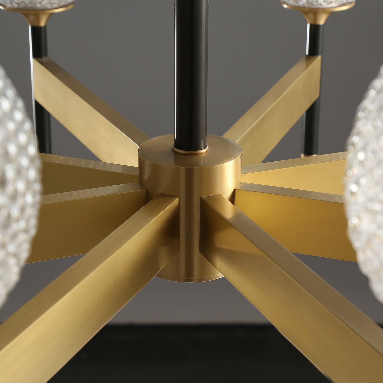 Glint Moderner Messing-Kronleuchter-Letslighting
