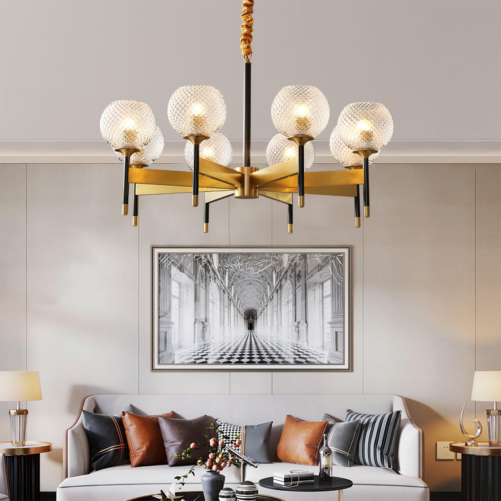 Glint Moderner Messing-Kronleuchter-Letslighting