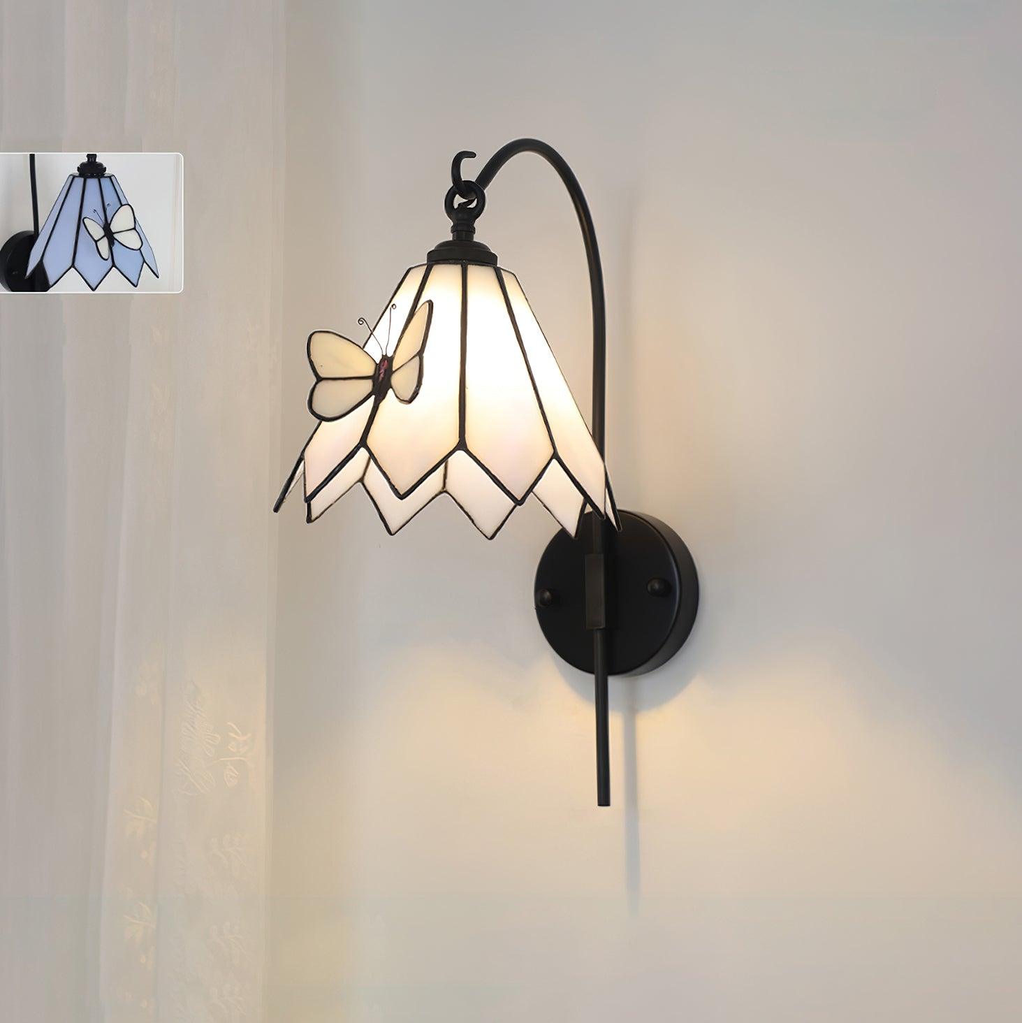Tiffany Vintage Glas Wandleuchte-Letslighting