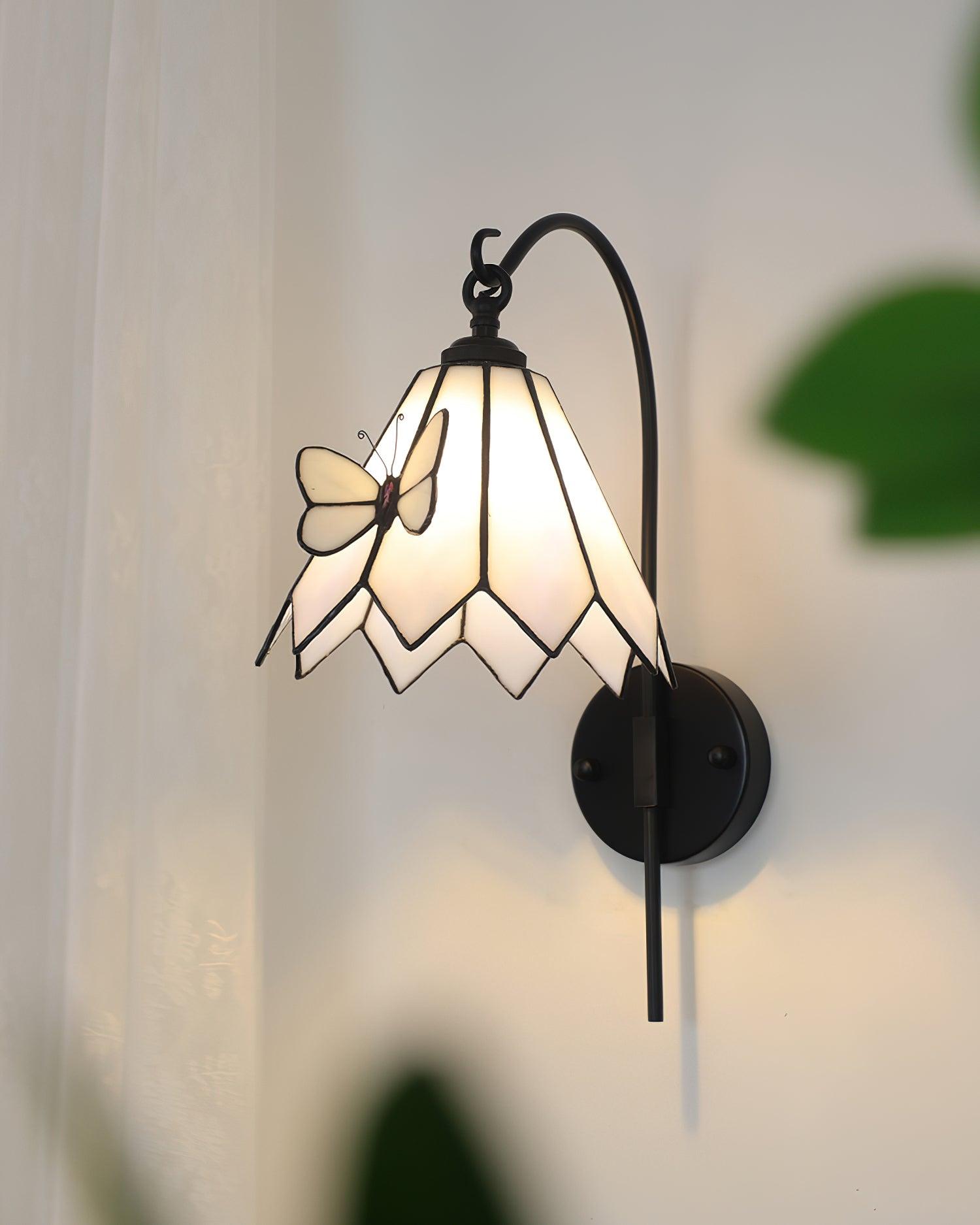 Tiffany Vintage Glas Wandleuchte-Letslighting