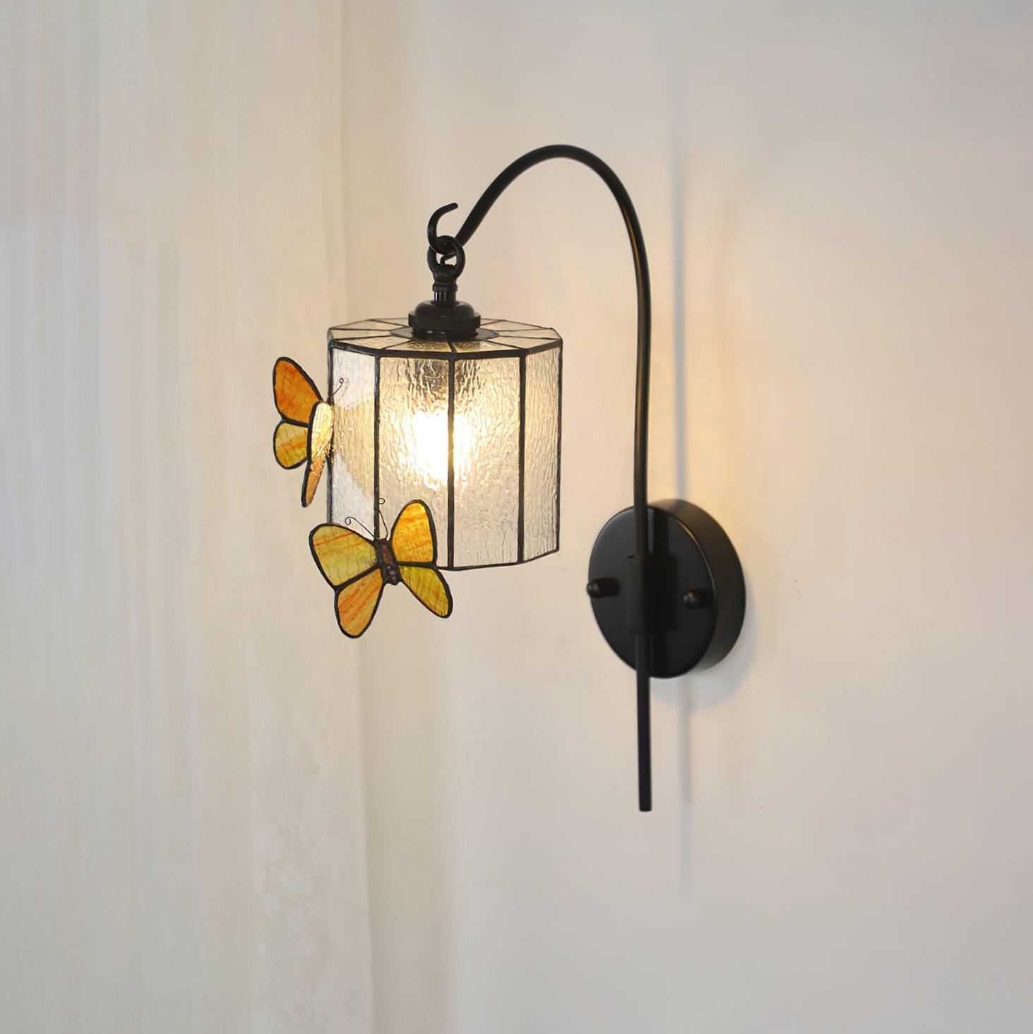 Tiffany Vintage Glas Wandleuchte-Letslighting