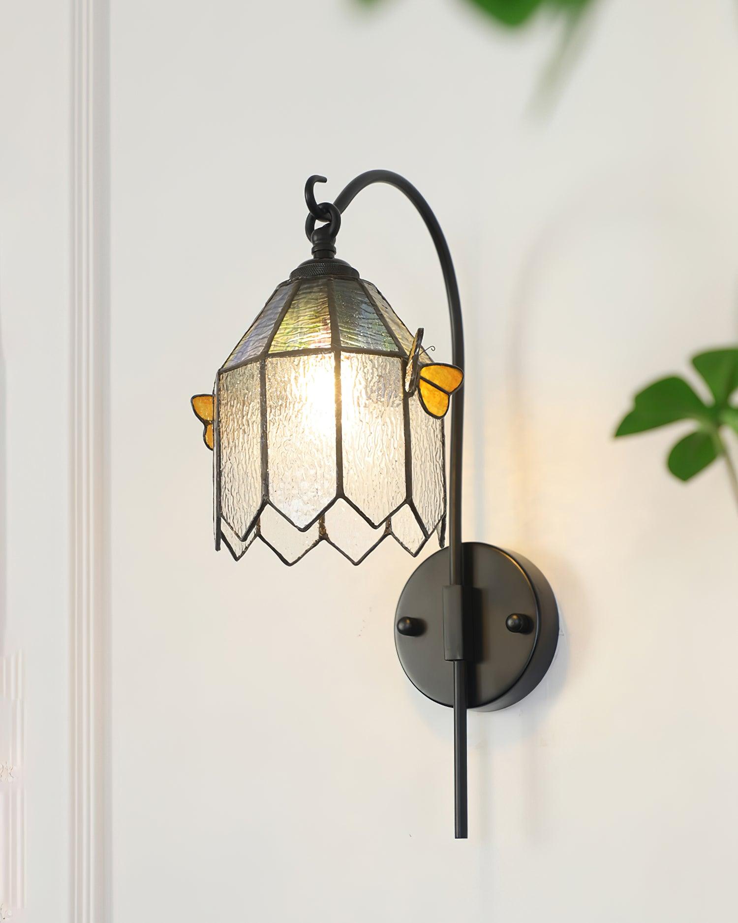 Tiffany Vintage Glas Wandleuchte-Letslighting