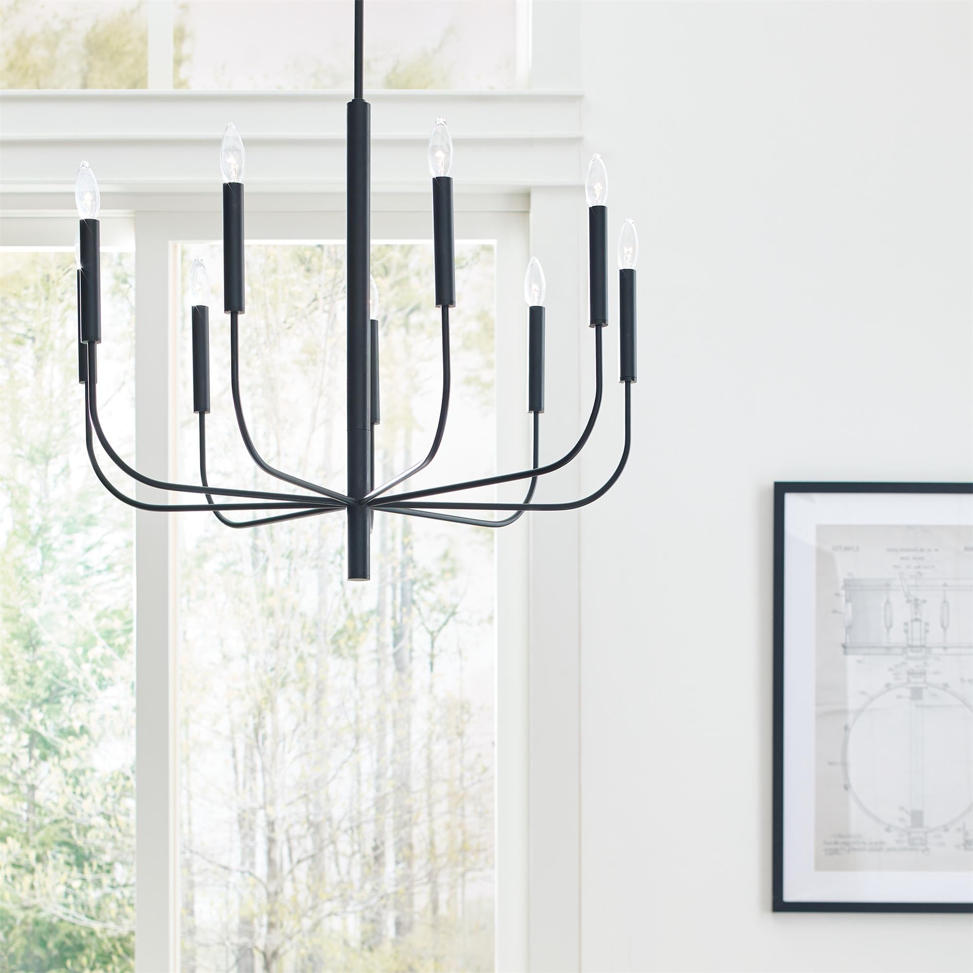Olcarel Industrieller Vintage Kronleuchter aus Messing-Letslighting