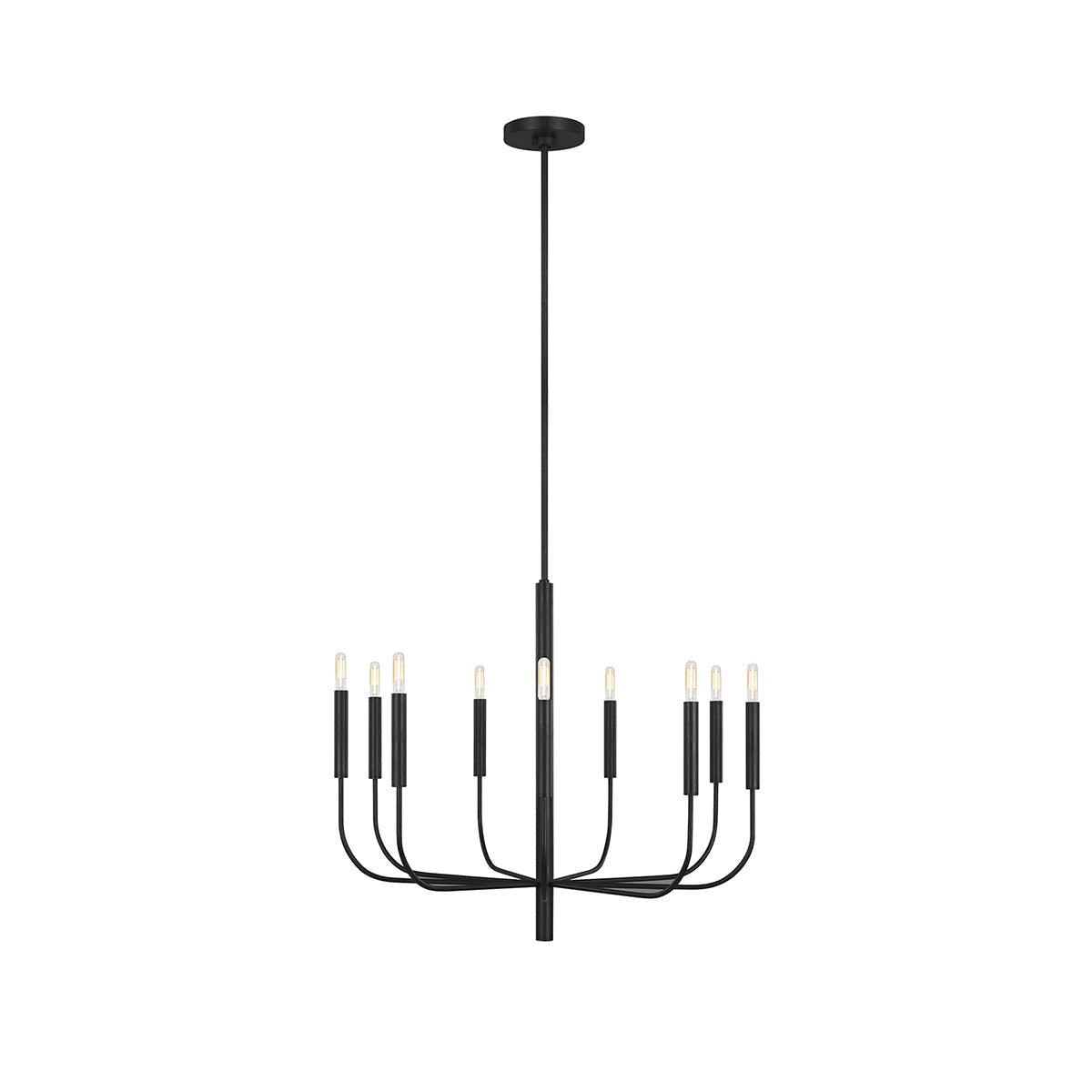 Olcarel Industrieller Vintage Kronleuchter aus Messing-Letslighting