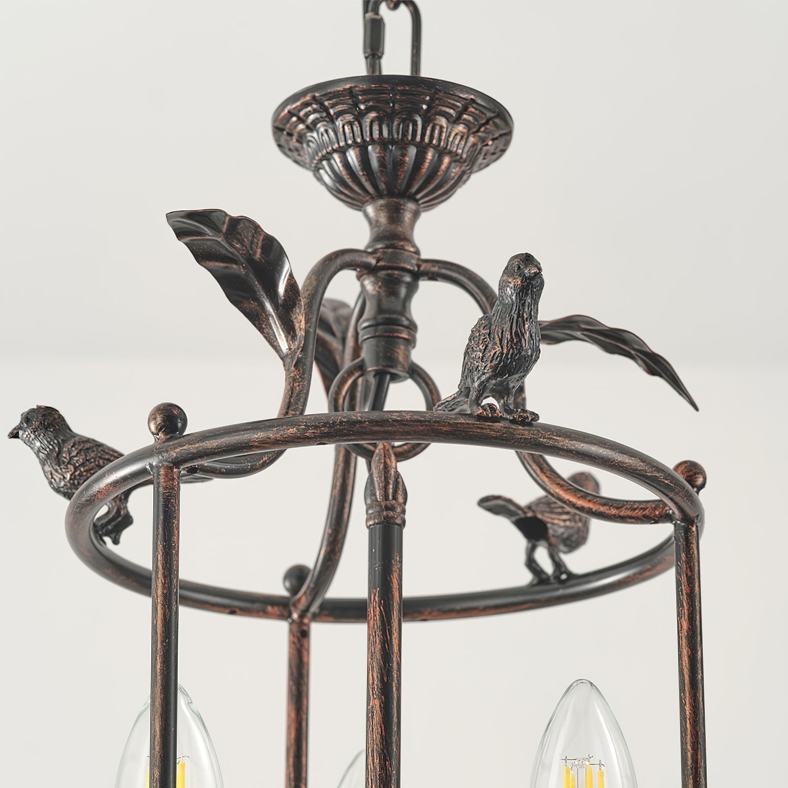 Hylite Vintage Industrial Gold Laterne Pendelleuchte-Letslighting