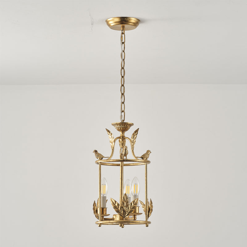 Hylite Vintage Industrial Gold Laterne Pendelleuchte-Letslighting