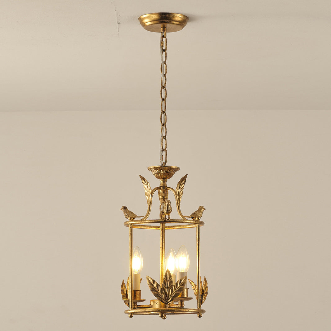 Hylite Vintage Industrial Gold Laterne Pendelleuchte-Letslighting