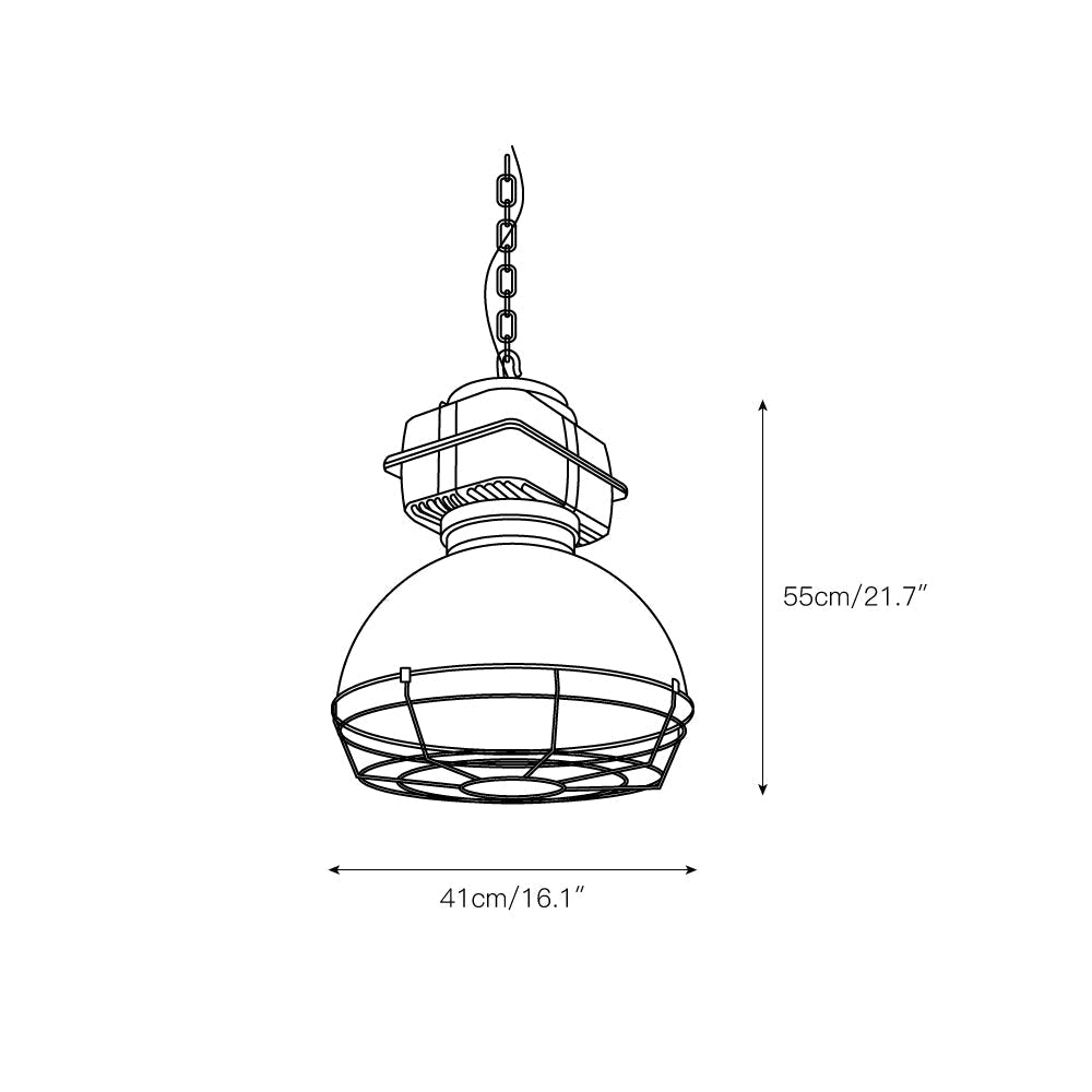 Astra Vintage Industrial Pendelleuchte-Letslighting