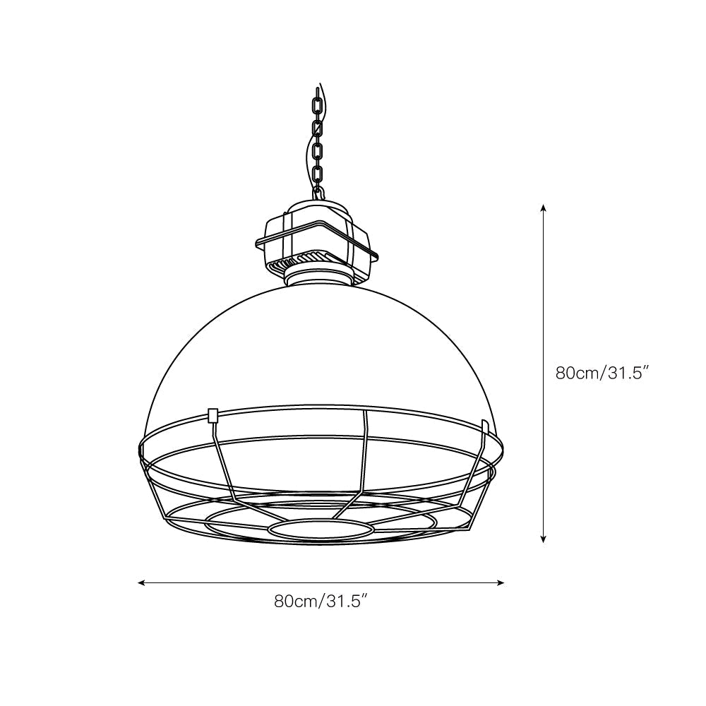 Astra Vintage Industrial Pendelleuchte-Letslighting