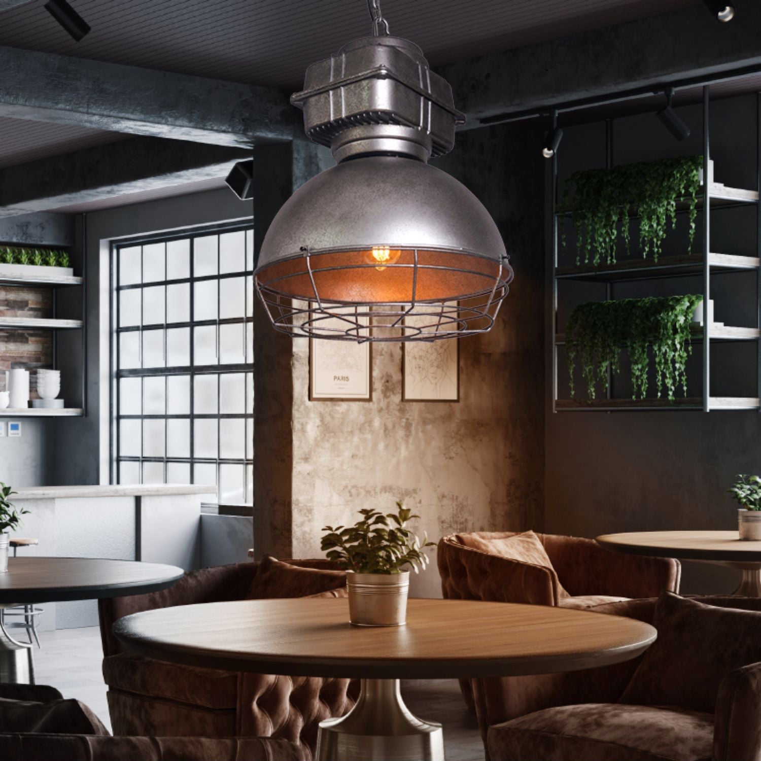 Astra Vintage Industrial Pendelleuchte-Letslighting