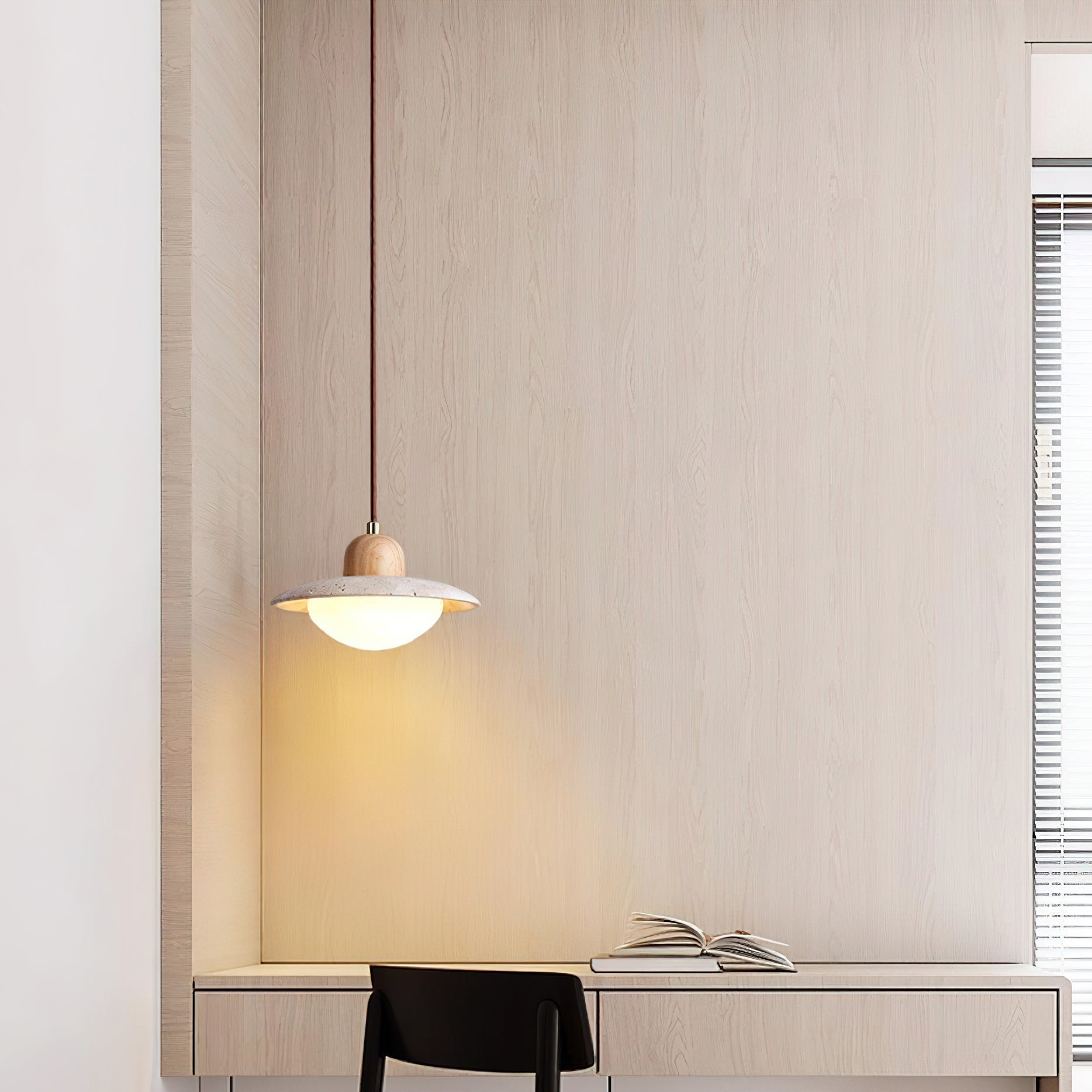 Duvio Travertine Pendant Light - Letslighting