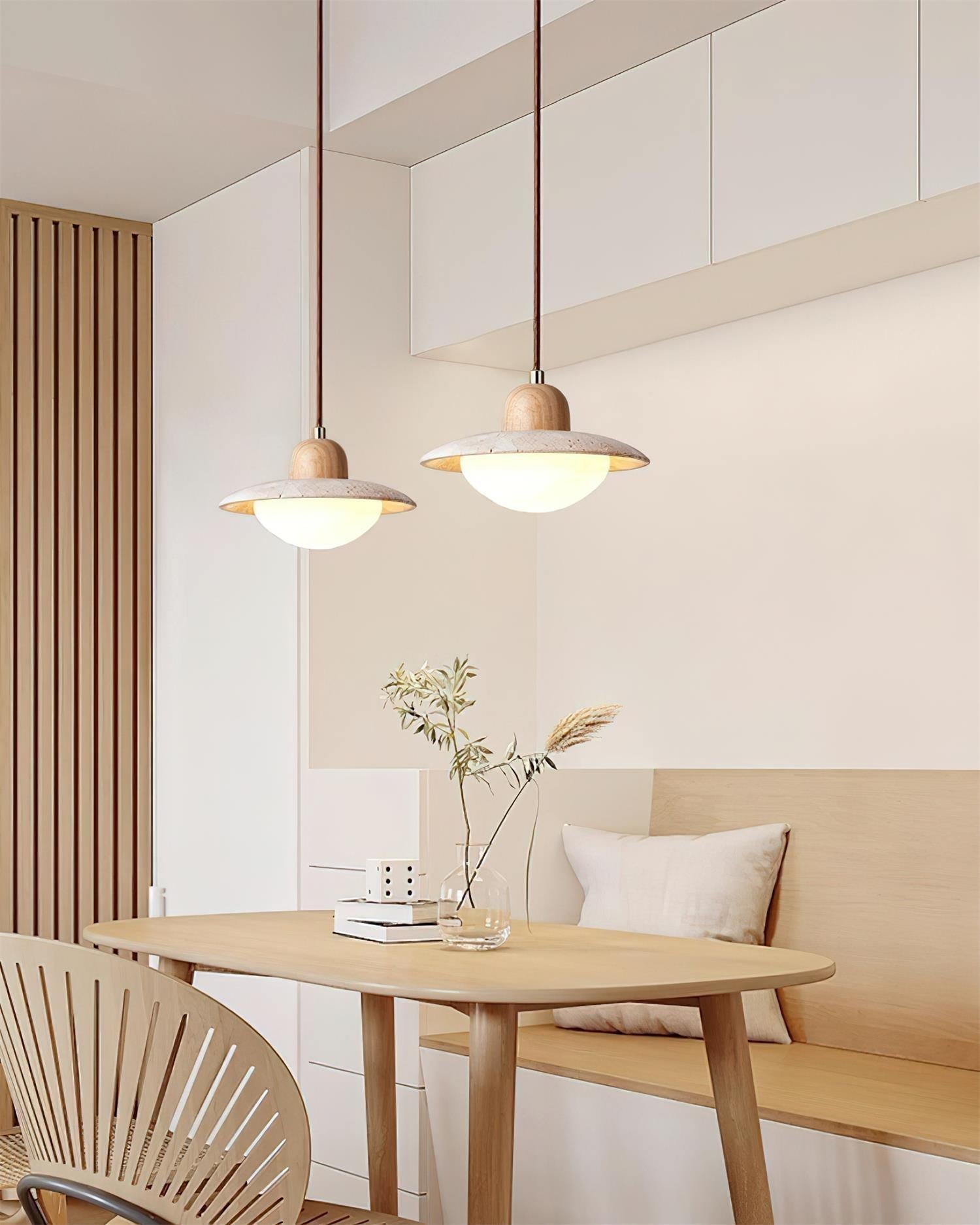 Duvio Travertine Pendant Light - Letslighting