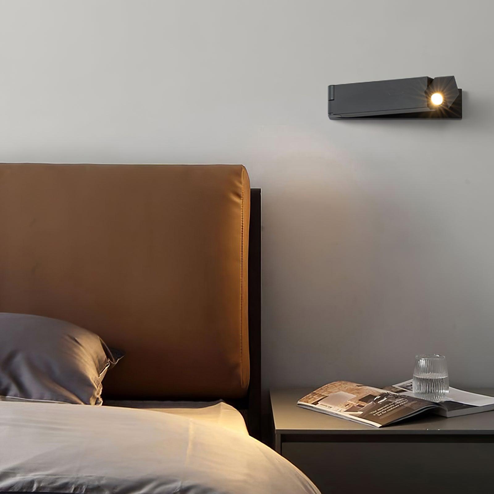 LED Wandleuchte Aluminium Legierung Körper Matt Schwarz Nickel Minimalistisch-Letslighting