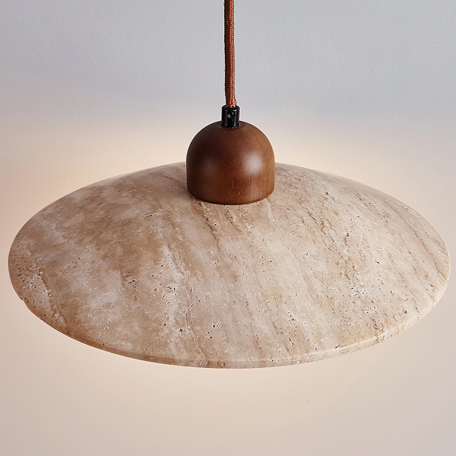 Ritta Pendant Lamp Travertine Minimalist - Letslighting