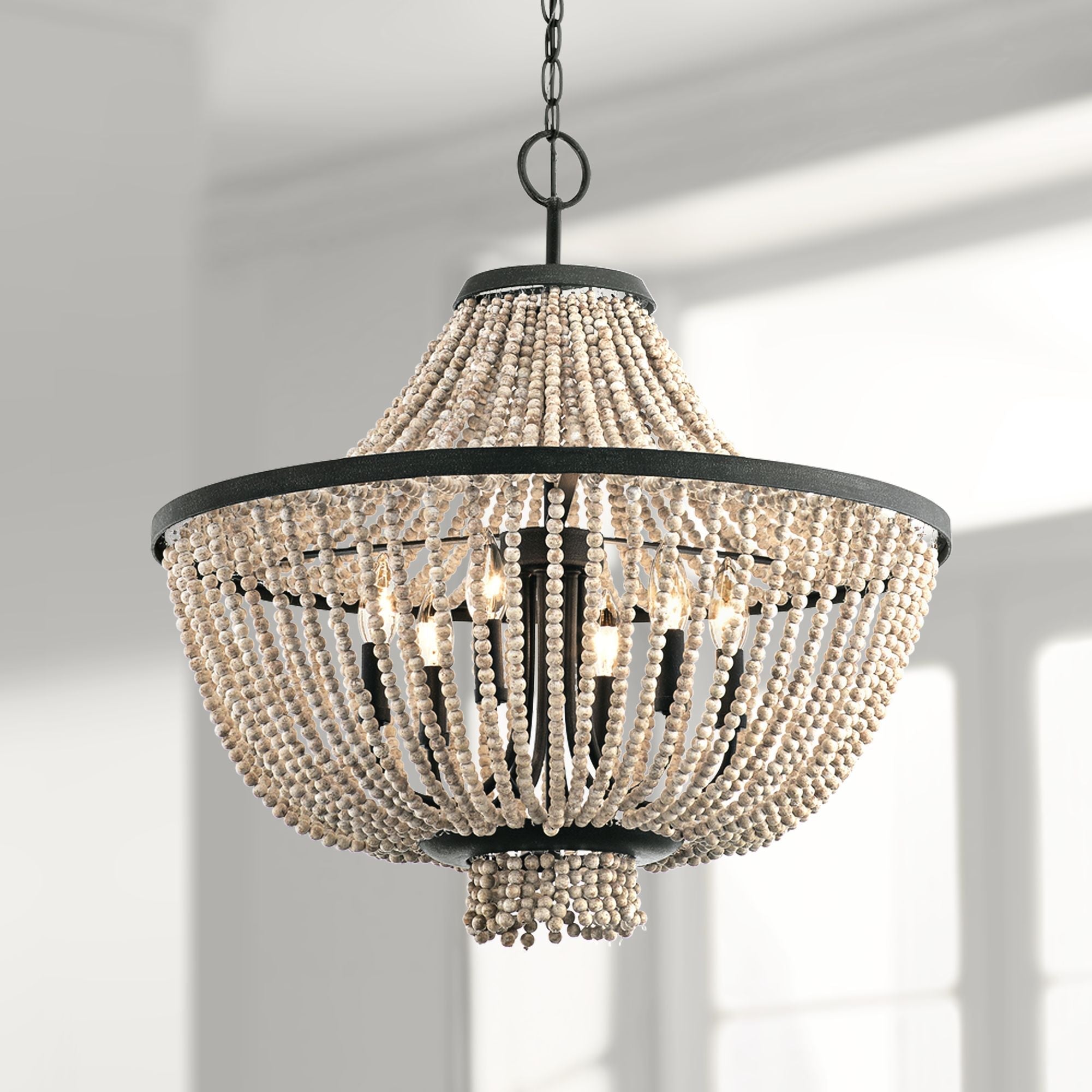 Vela Eleganter Holzkronleuchter-Letslighting