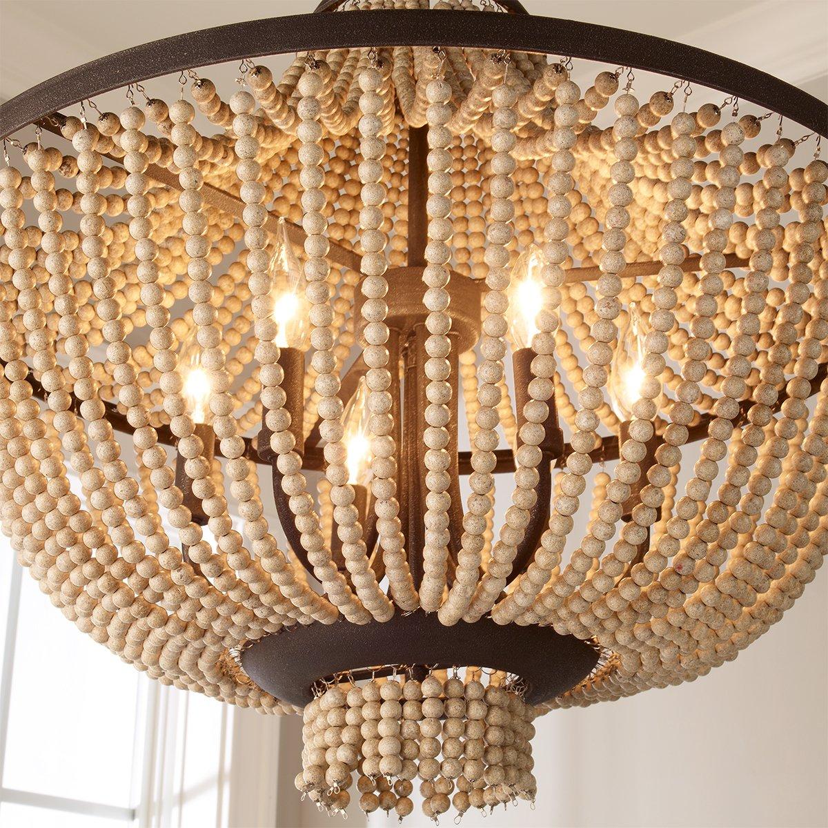 Vela Eleganter Holzkronleuchter-Letslighting