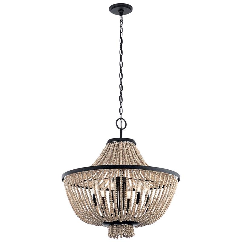 Vela Eleganter Holzkronleuchter-Letslighting