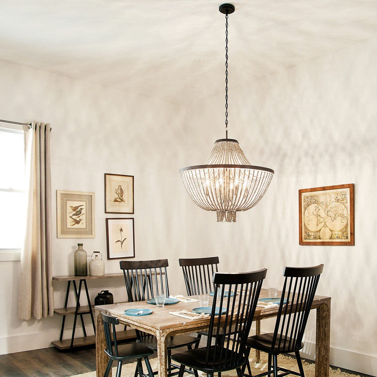 Vela Eleganter Holzkronleuchter-Letslighting