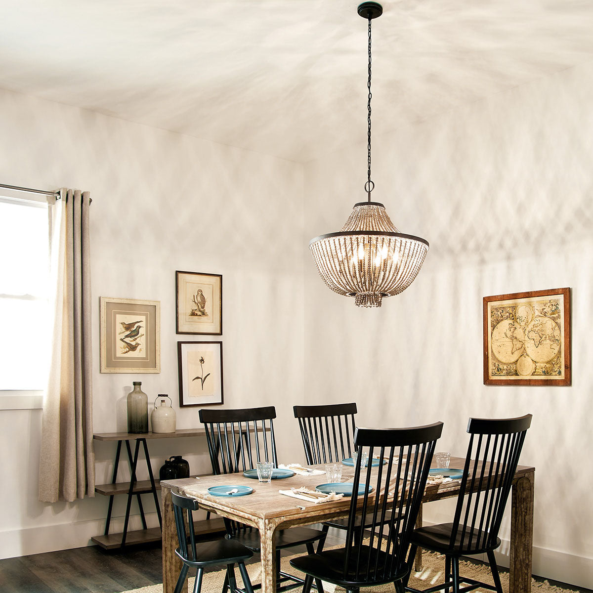 Vela Eleganter Holzkronleuchter-Letslighting