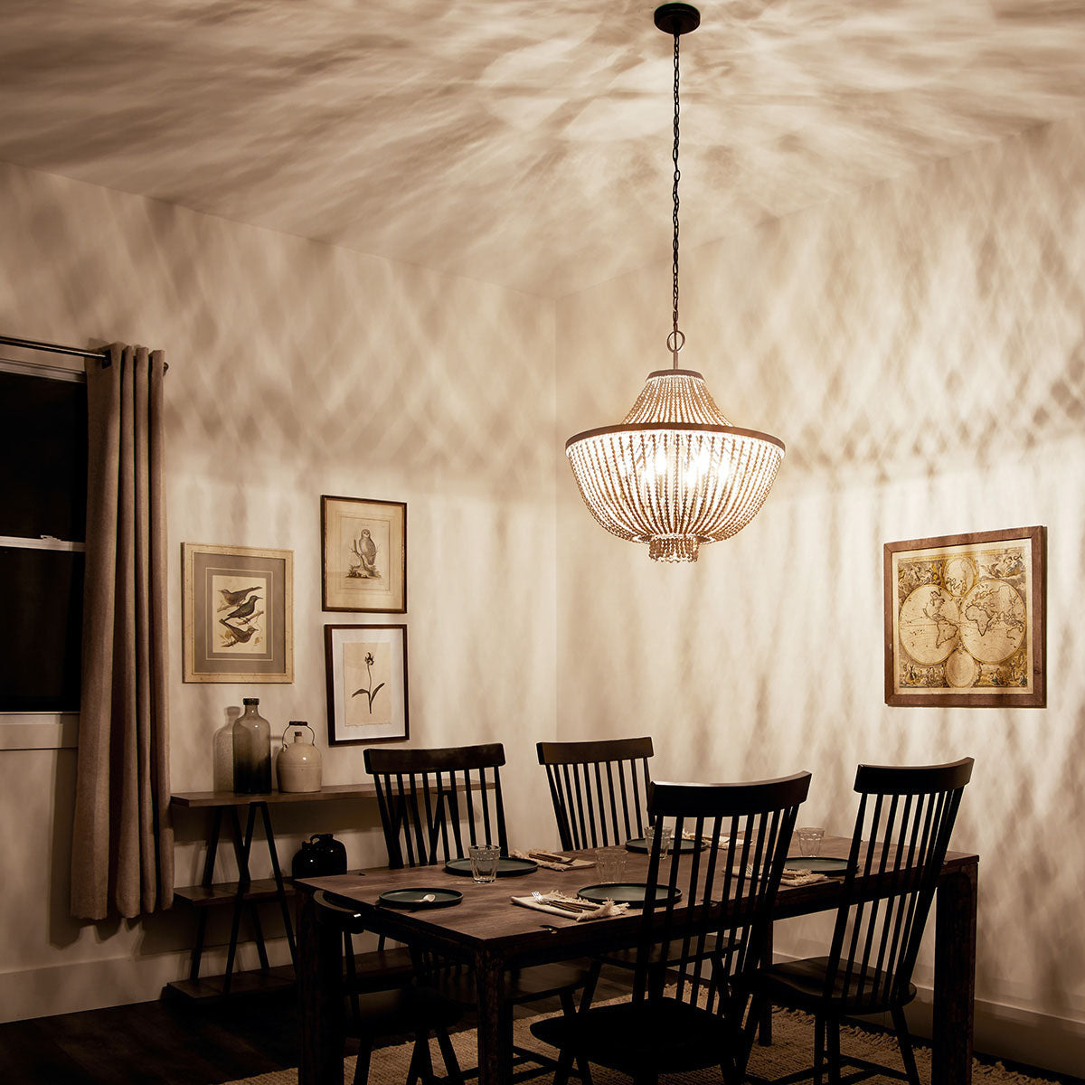 Vela Eleganter Holzkronleuchter-Letslighting