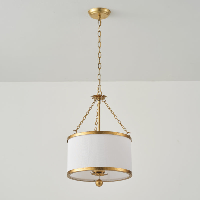 Helix Pendelleuchte Stoff Trommel Kreativität-Letslighting