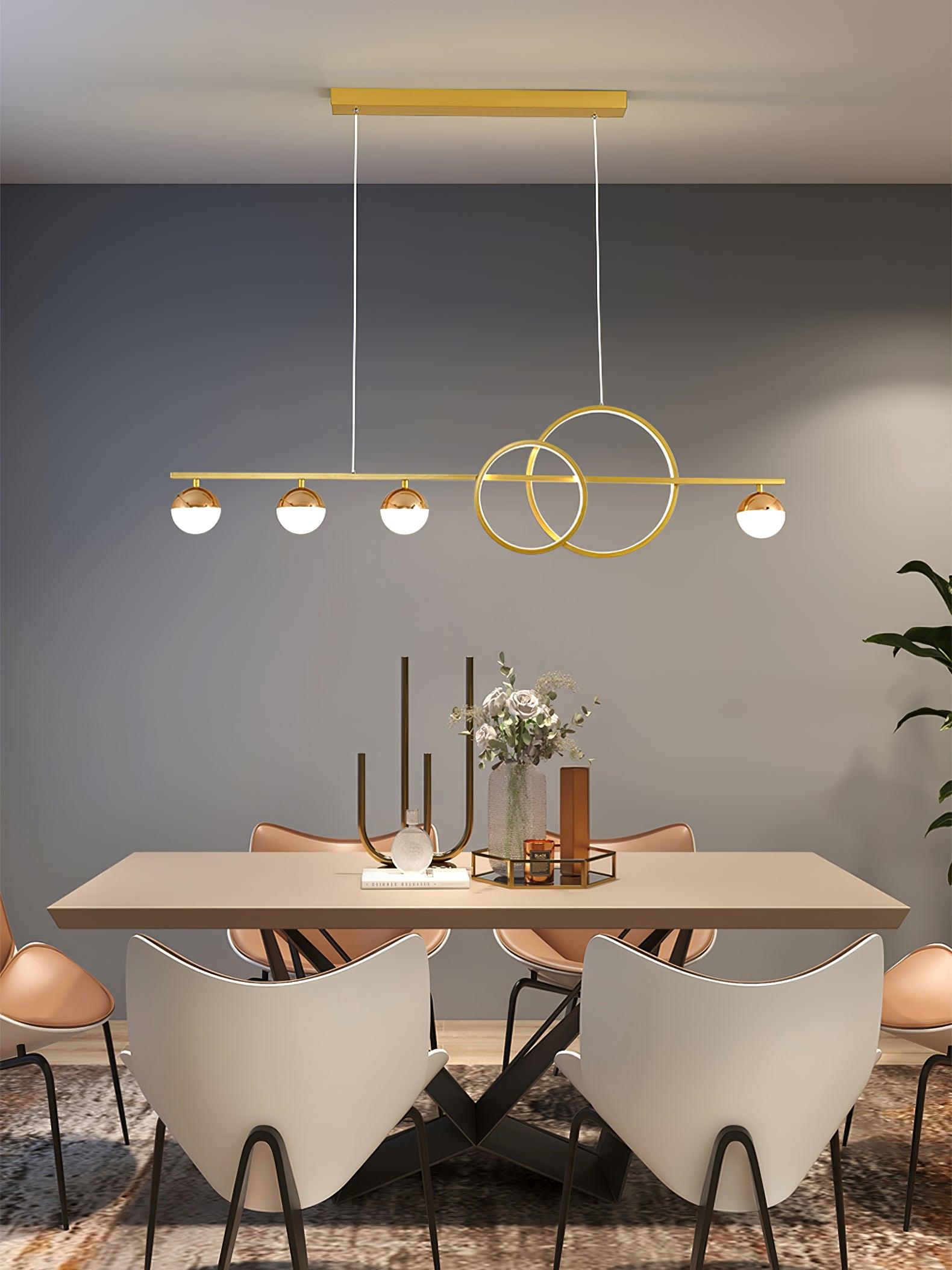 Aviniel Zeitgenössische Pendelleuchte aus Messing-Letslighting