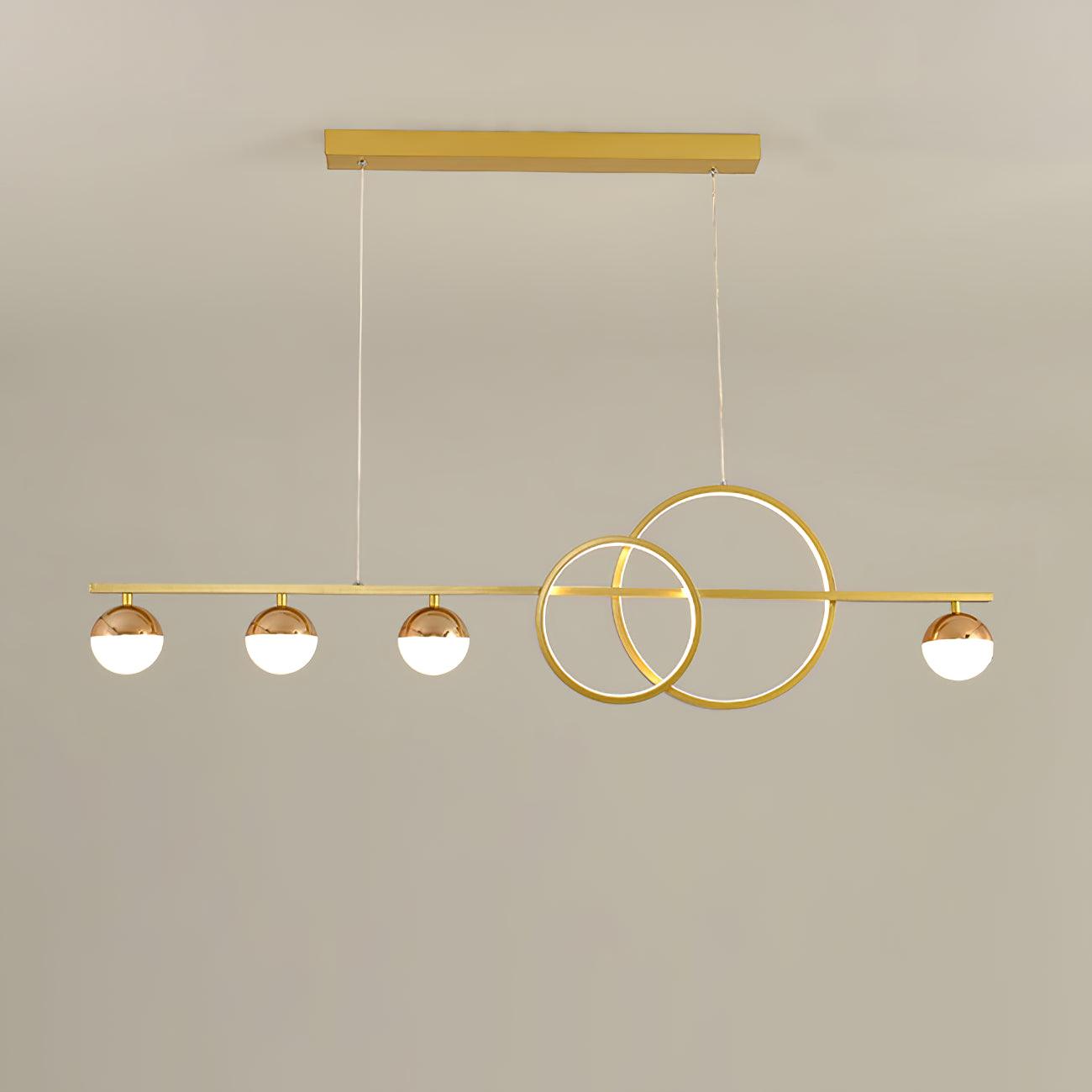 Aviniel Zeitgenössische Pendelleuchte aus Messing-Letslighting