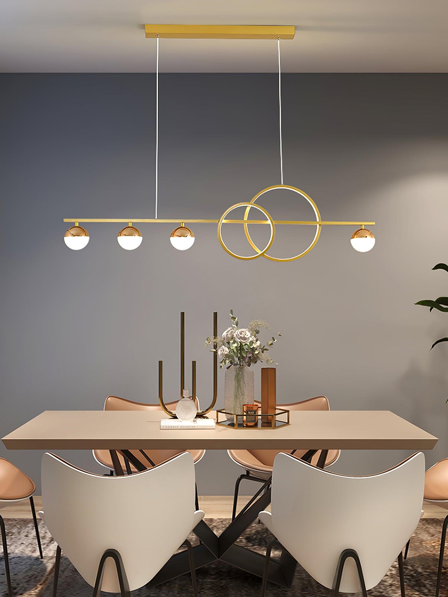 Aviniel Zeitgenössische Pendelleuchte aus Messing-Letslighting