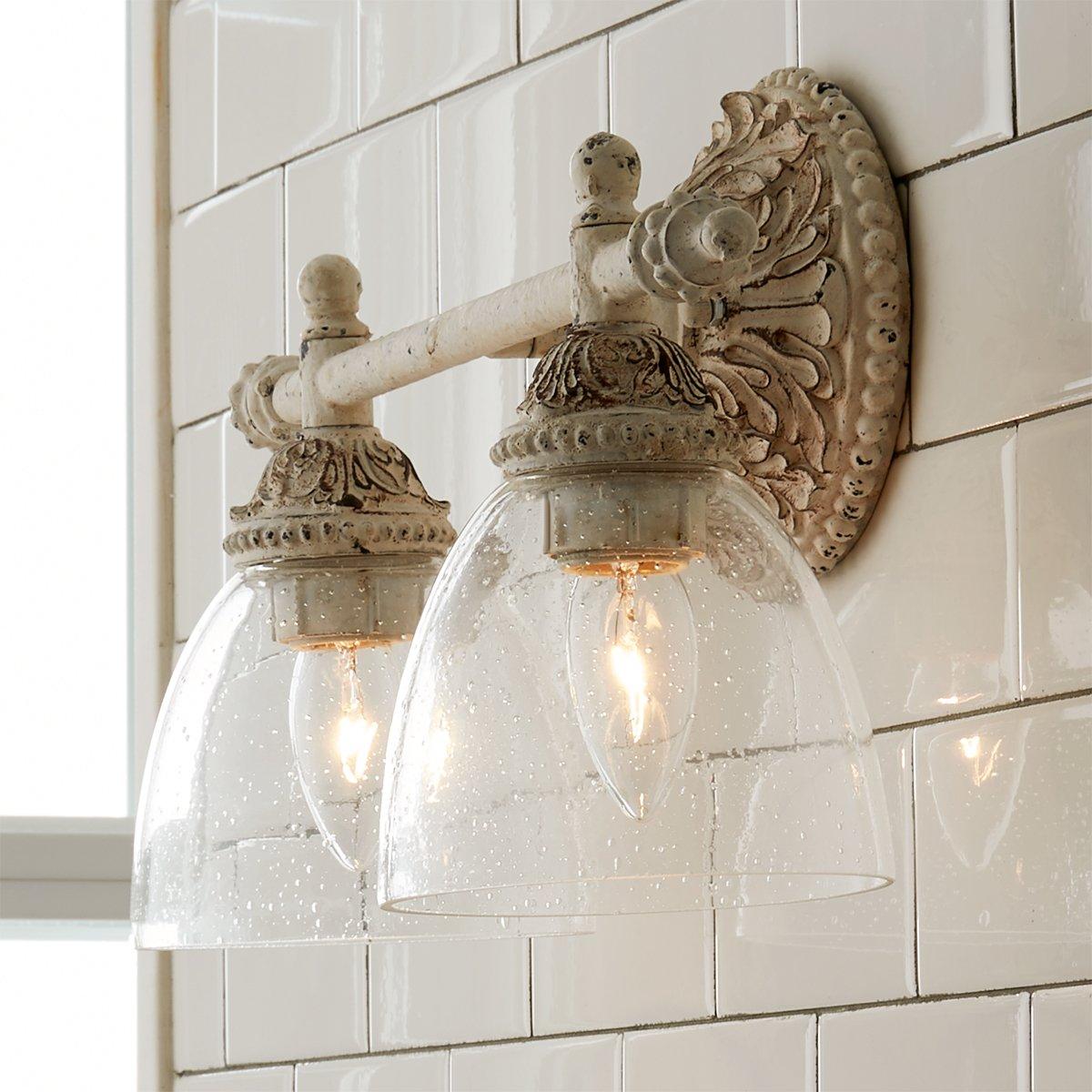 Orion Industrielle Vintage Wandleuchte aus Glas-Letslighting
