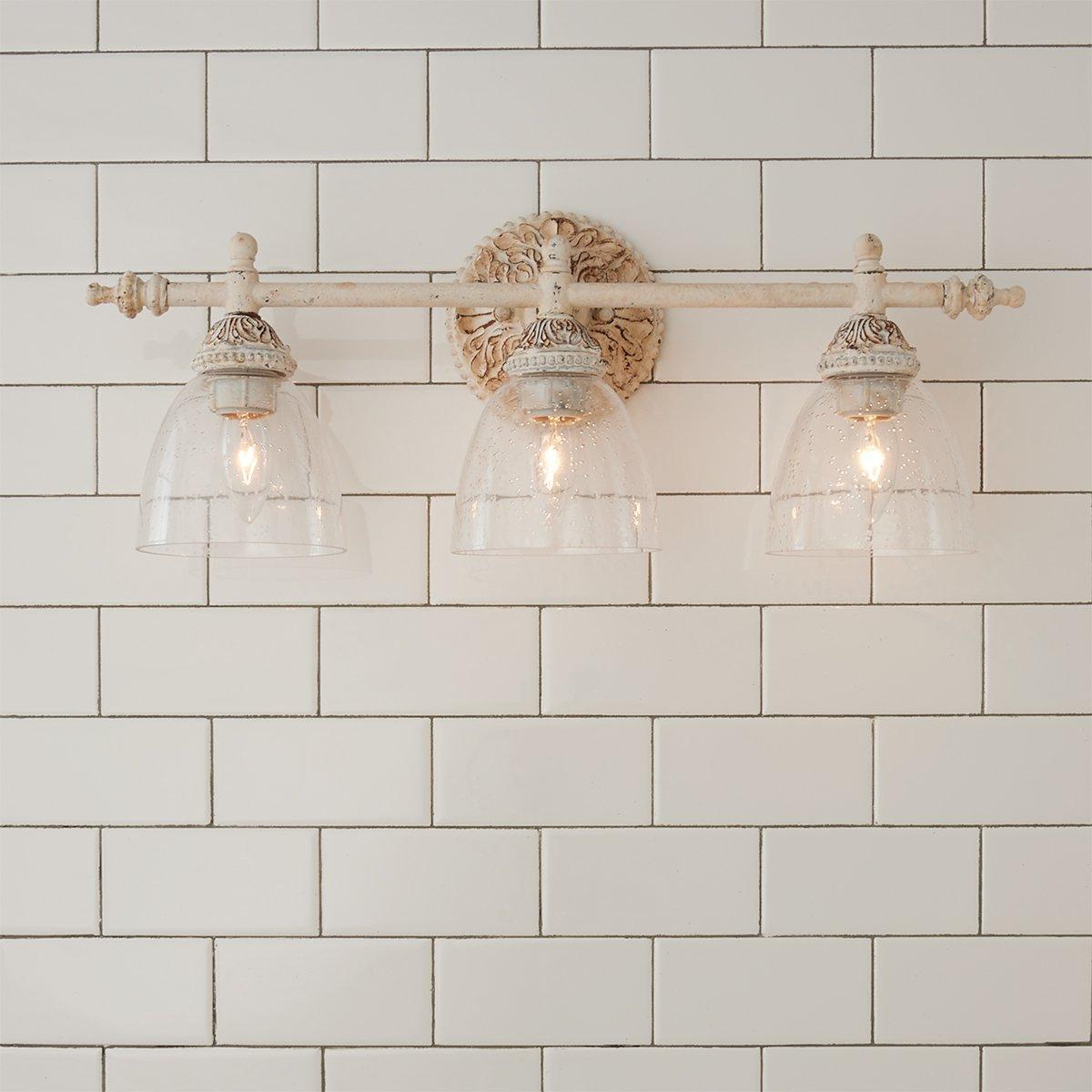 Orion Industrielle Vintage Wandleuchte aus Glas-Letslighting