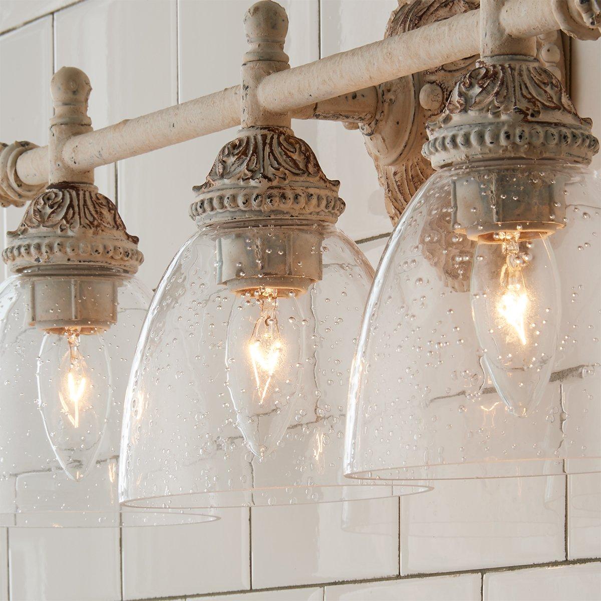 Orion Industrielle Vintage Wandleuchte aus Glas-Letslighting