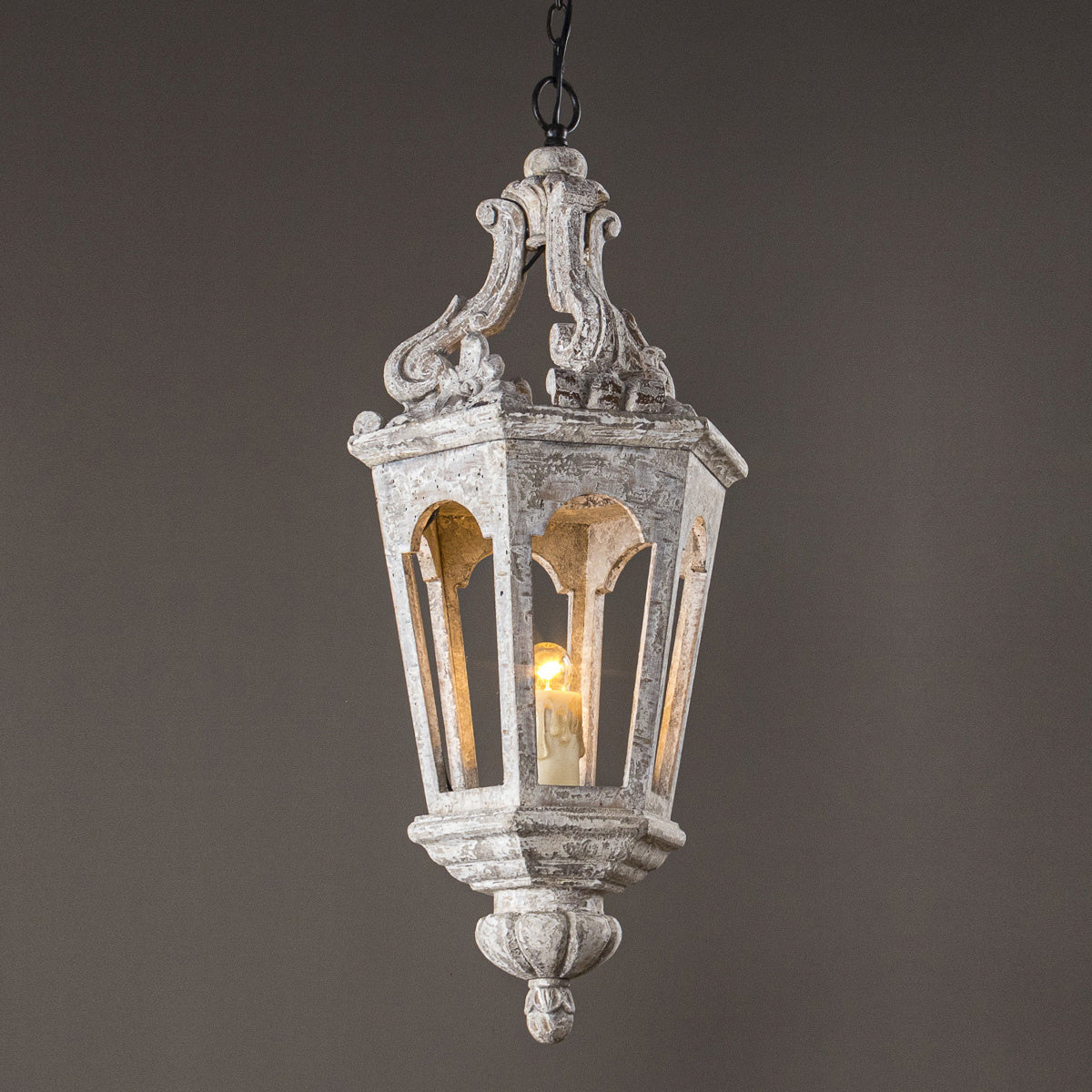 Seren Postmodern Luxus Eleganz Holz Harz Laterne Pendelleuchte-Letslighting