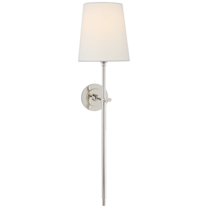 Platina Messing Stoff Wandleuchte-Letslighting