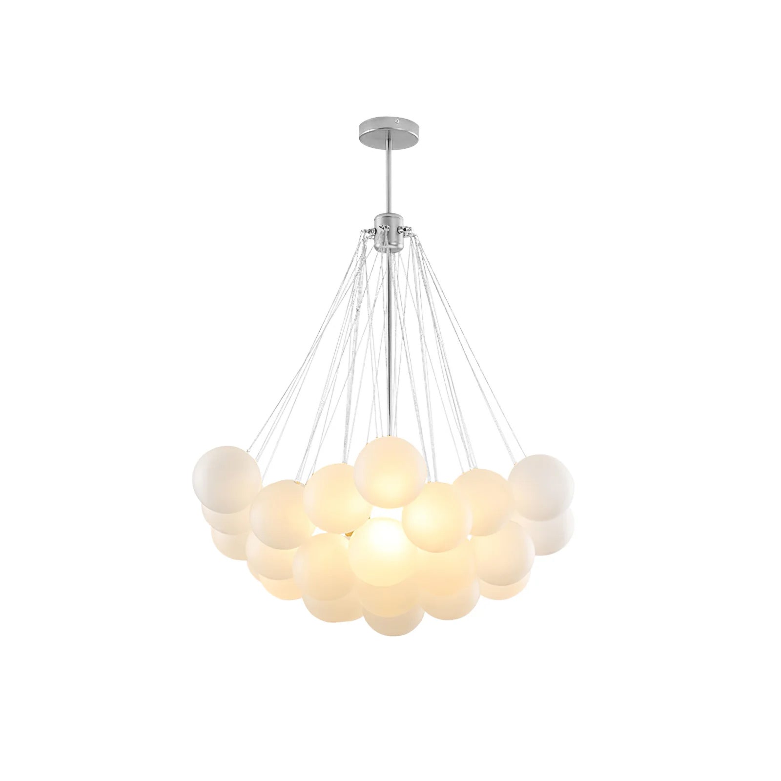 Lustra Kronleuchter Bubble Milchglas-Letslighting