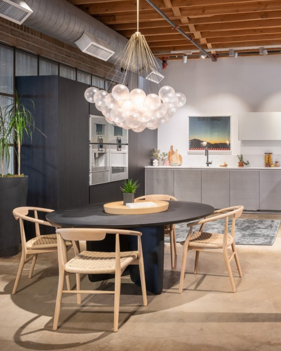 Lustra Kronleuchter Bubble Milchglas-Letslighting