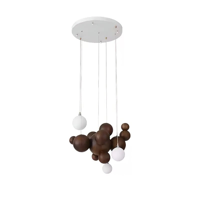 Lustra Kronleuchter Holz Blase Ball Cluster-Letslighting
