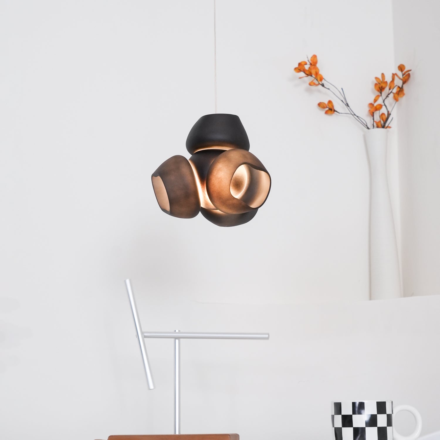 Ushaor Pendelleuchte Glas Individuelle Kreativität-Letslighting