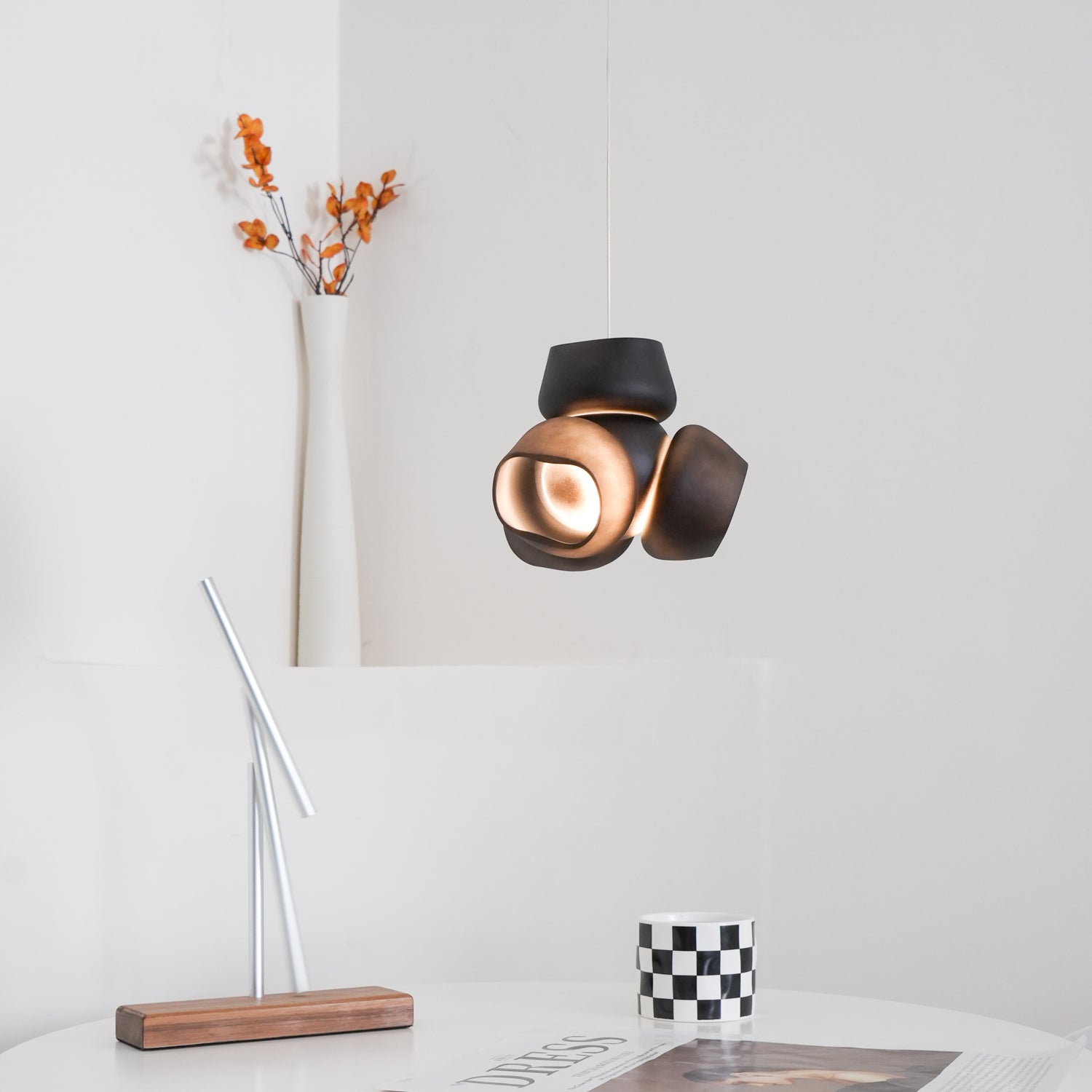 Ushaor Pendelleuchte Glas Individuelle Kreativität-Letslighting
